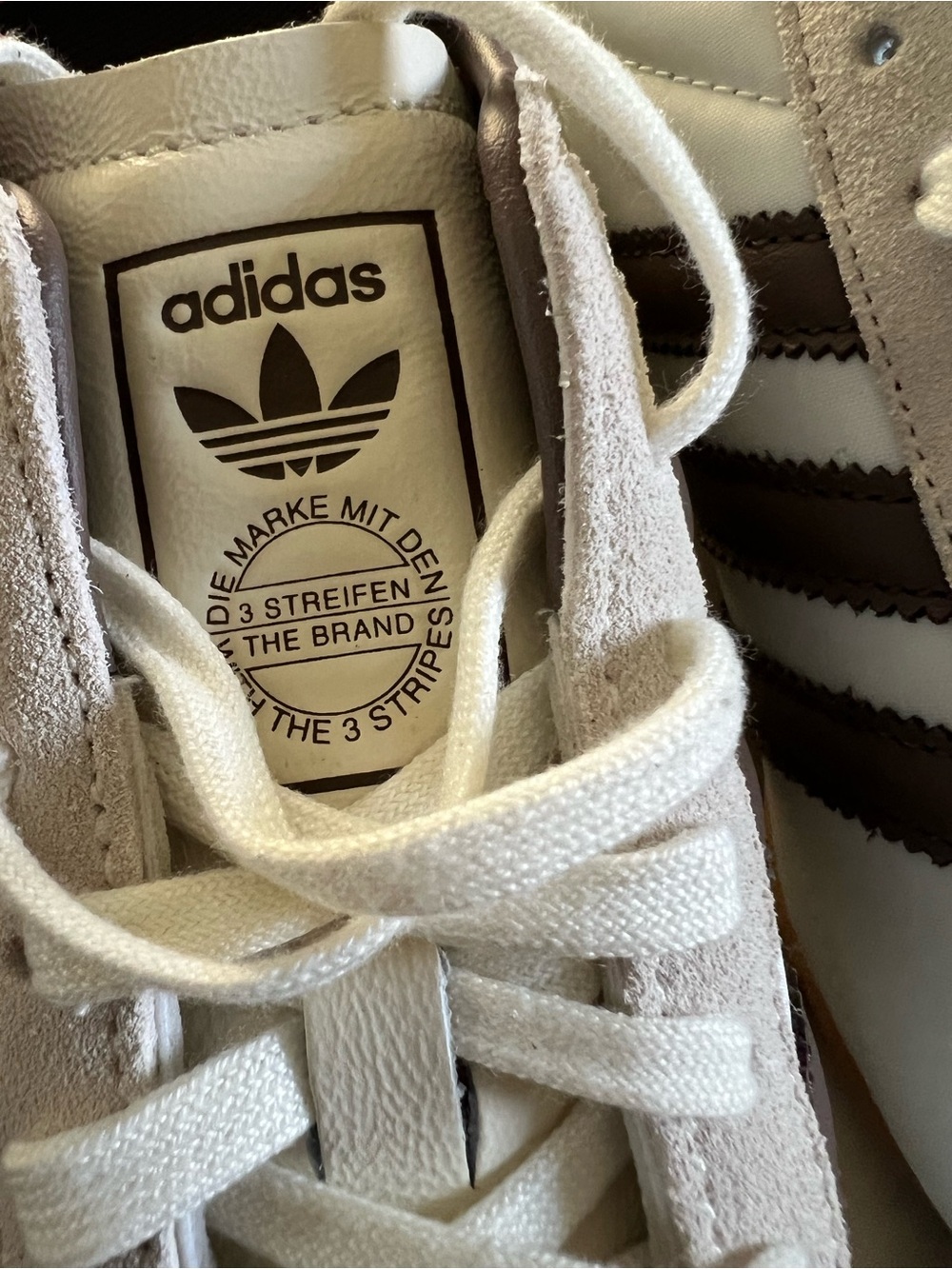 Adidas Tokyo W Sneakers White Brown Gum Sole Low Profile Retro Women’s 7 NIB - Picture 9 of 11